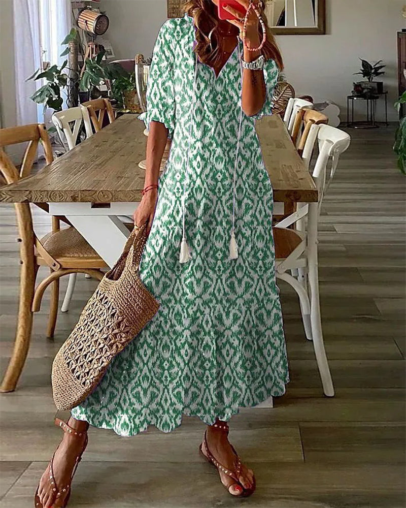 Bella | Women's Tummy Coverage Summer Midi Dress