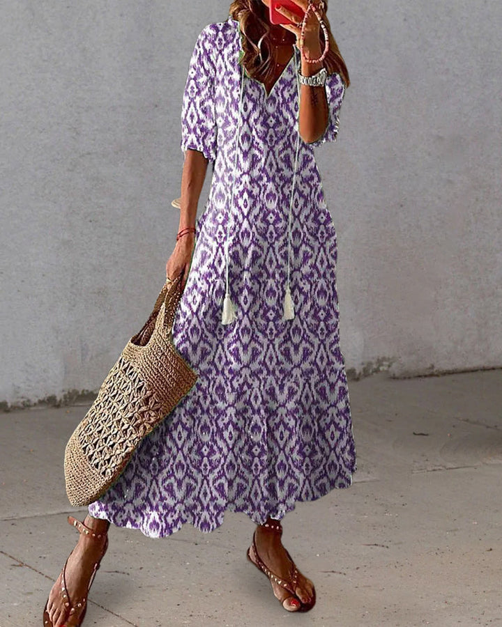 Bella | Women's Tummy Coverage Summer Midi Dress