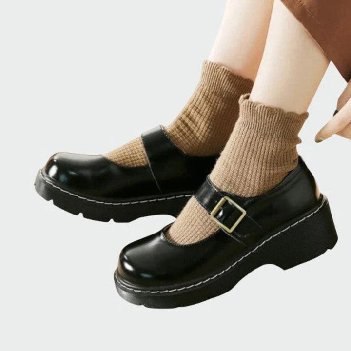 Orlaith | Women's Chunky Platform Buckle Mary Jane Shoes