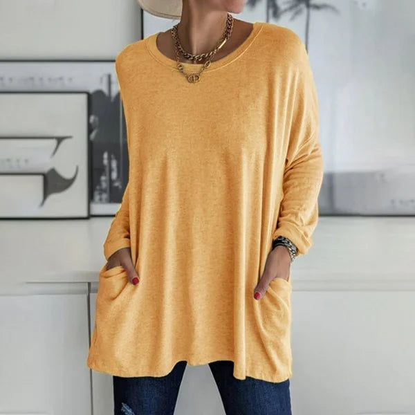 Amelia | Women's Relaxed Long Sleeve Top