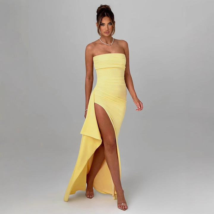 Kaelira | Women's Strapless Maxi Evening Dress