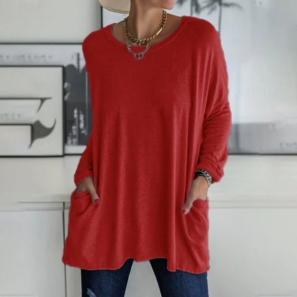 Amelia | Women's Relaxed Long Sleeve Top
