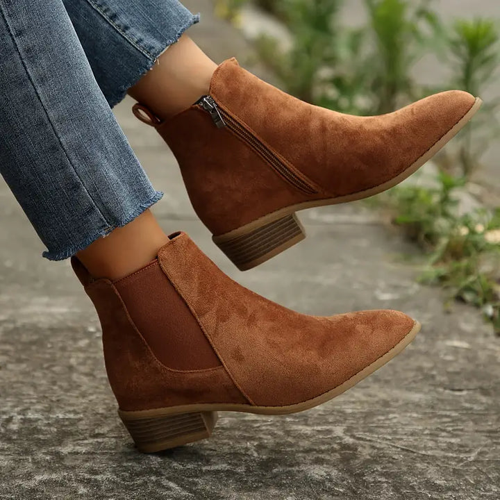 Millicent | Women's Elegant Pointed Ankle Boots