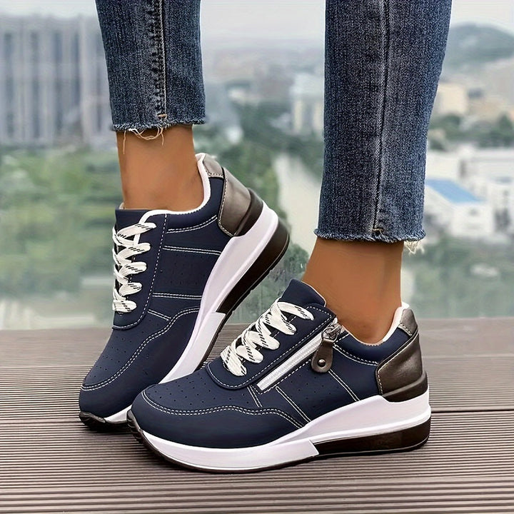 Audrey | Women's Lace-Up Platform Sneakers