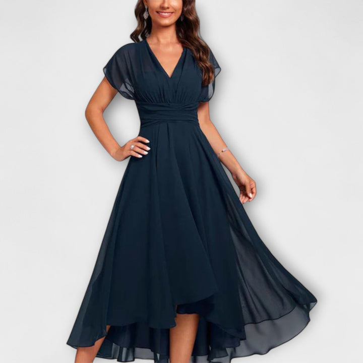 Alura | Women's Flowing Hi-Low Summer Midi Dress