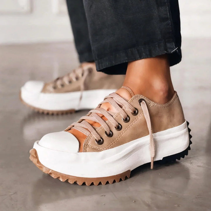 Clary | Women's Chunky Platform Lace-Up Sneakers