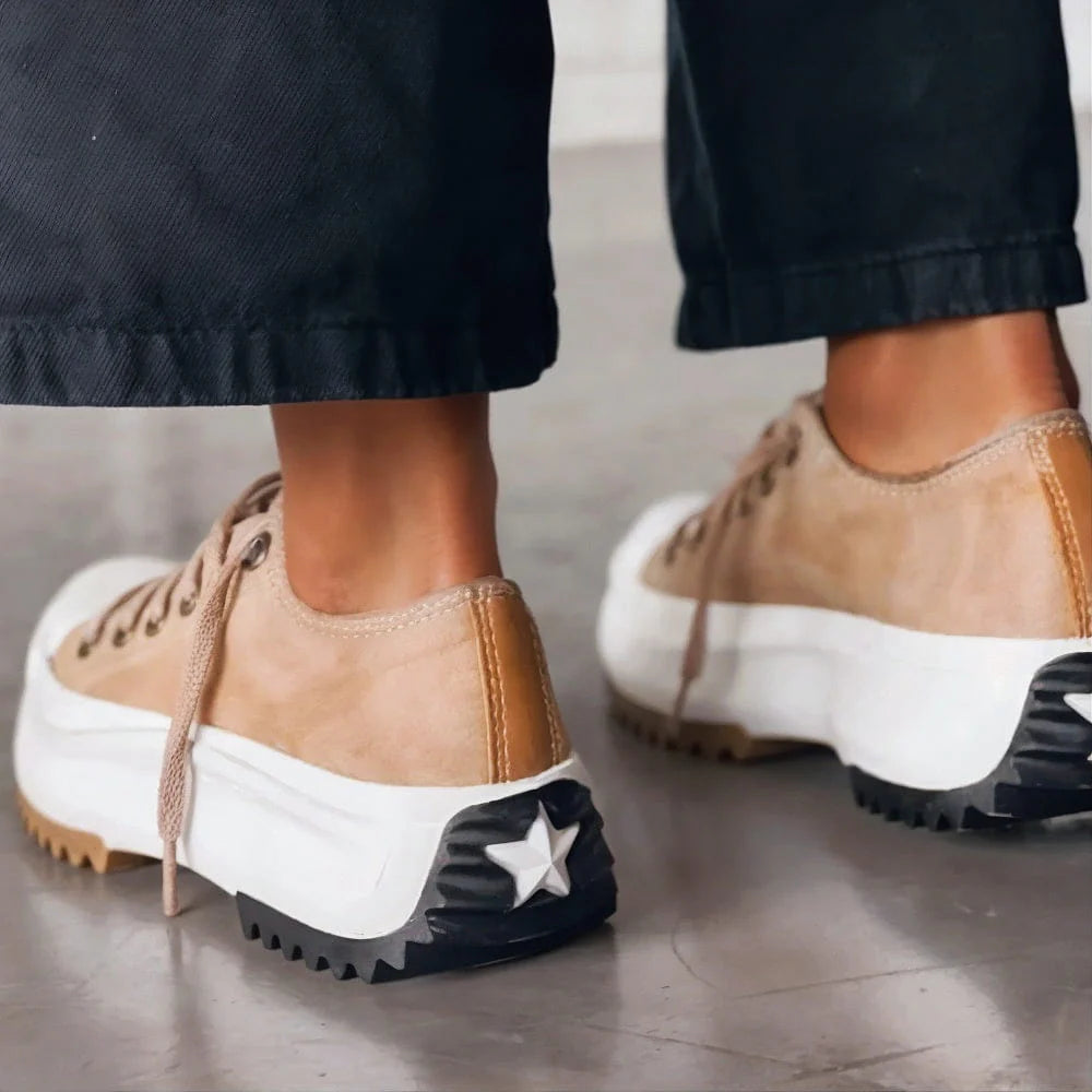 Clary | Women's Chunky Platform Lace-Up Sneakers