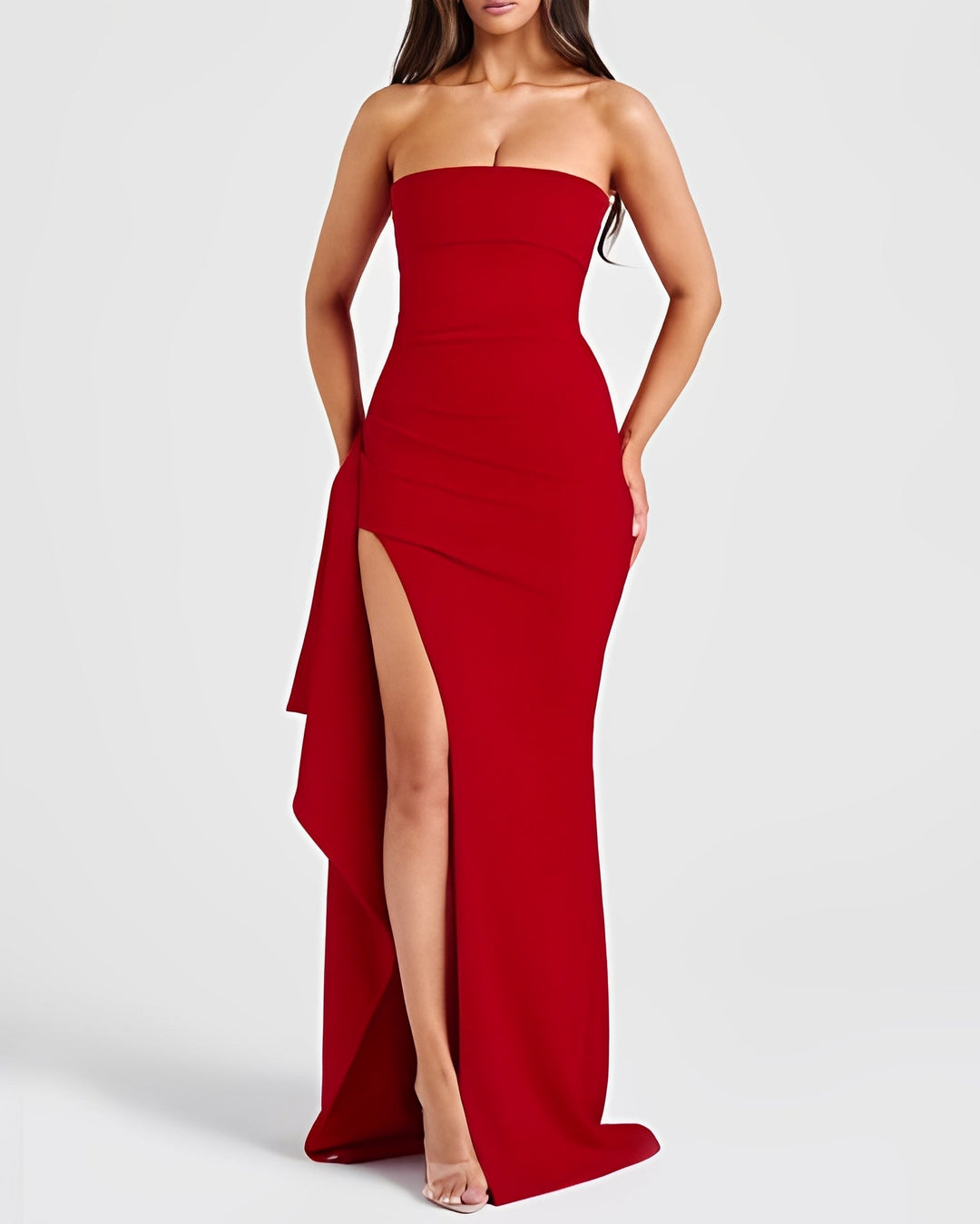 Kaelira | Women's Strapless Maxi Evening Dress