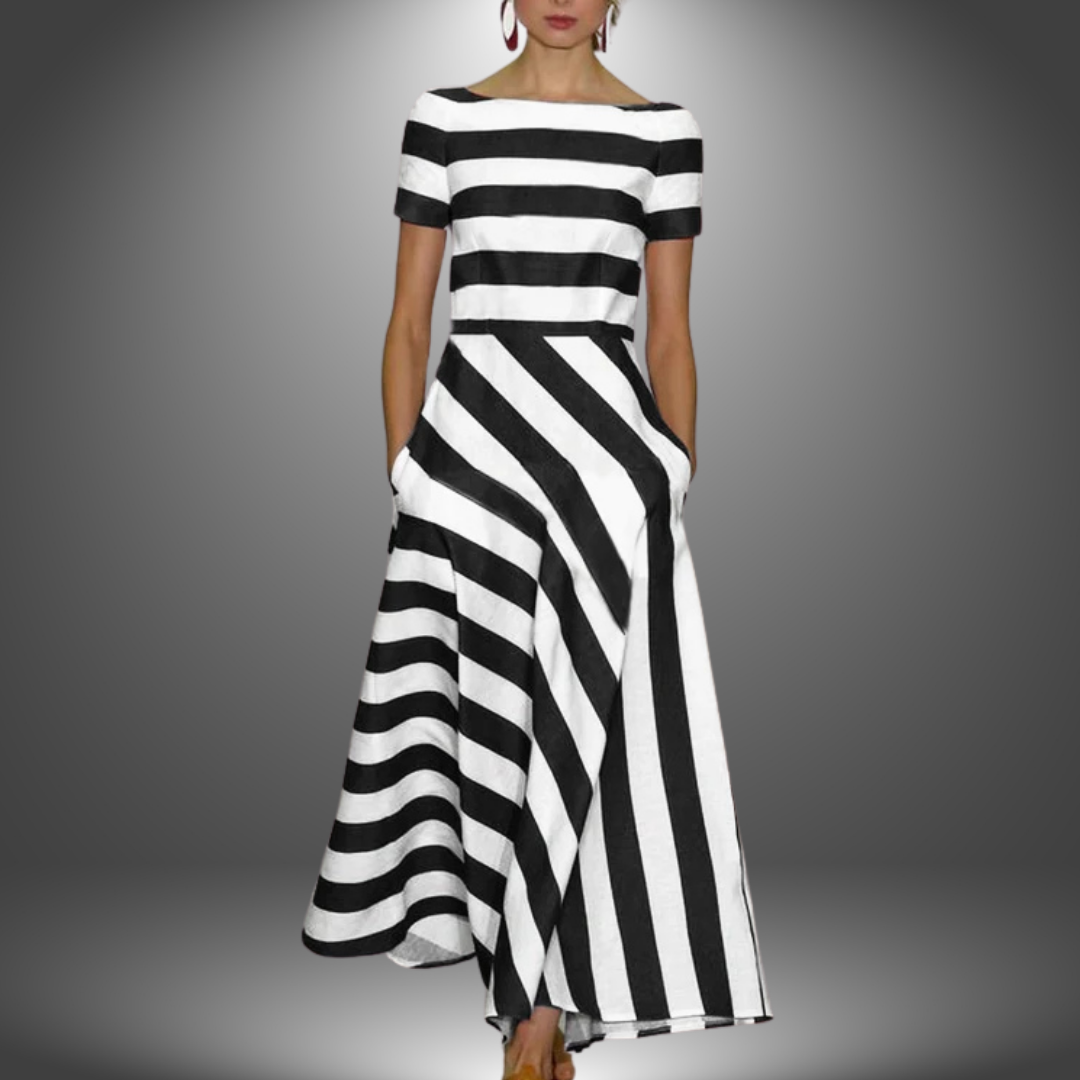 Ardith | Women's Summer Striped Maxi Dress