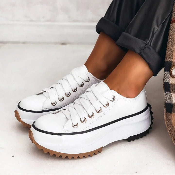 Clary | Women's Chunky Platform Lace-Up Sneakers