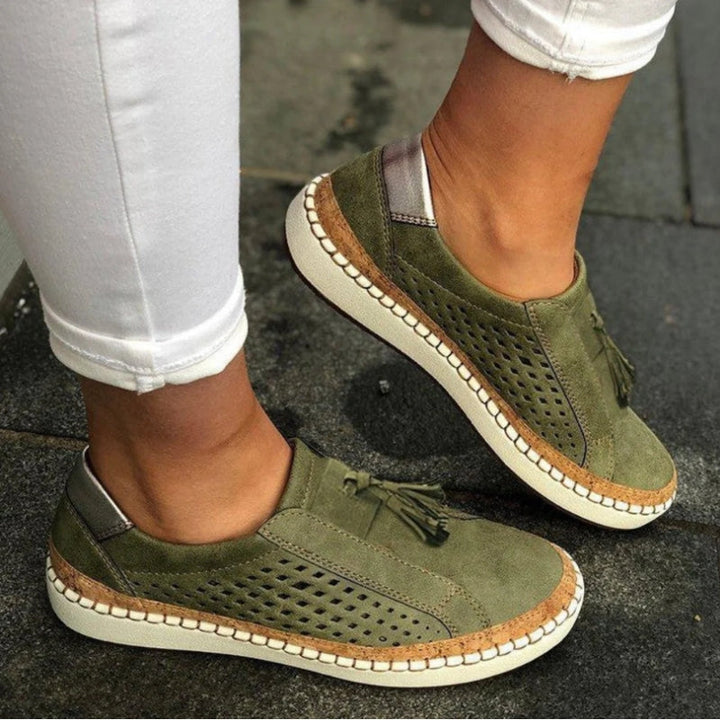 Perdita | Women's Casual Tassel Slip-On Sneakers