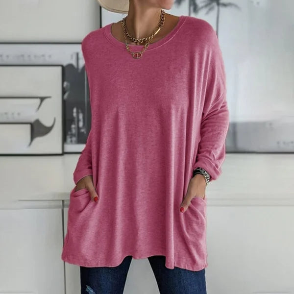 Amelia | Women's Relaxed Long Sleeve Top