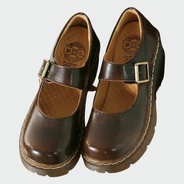 Orlaith | Women's Chunky Platform Buckle Mary Jane Shoes