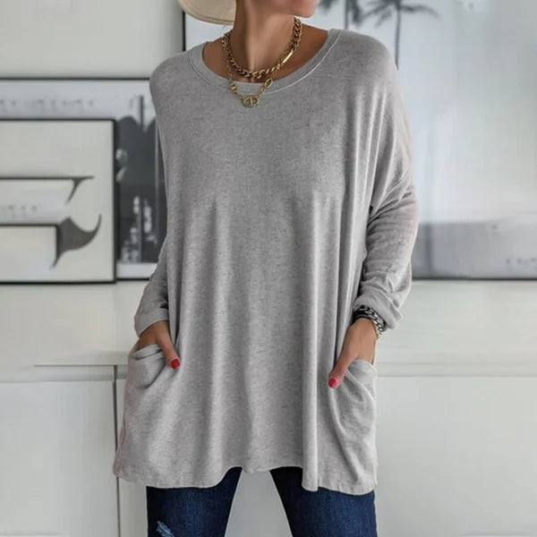 Amelia | Women's Relaxed Long Sleeve Top