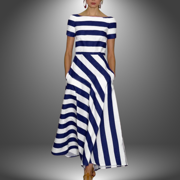 Ardith | Women's Summer Striped Maxi Dress