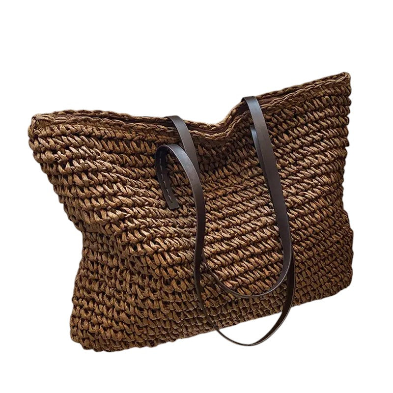 Georgette | Women's Woven Beach Tote Bag