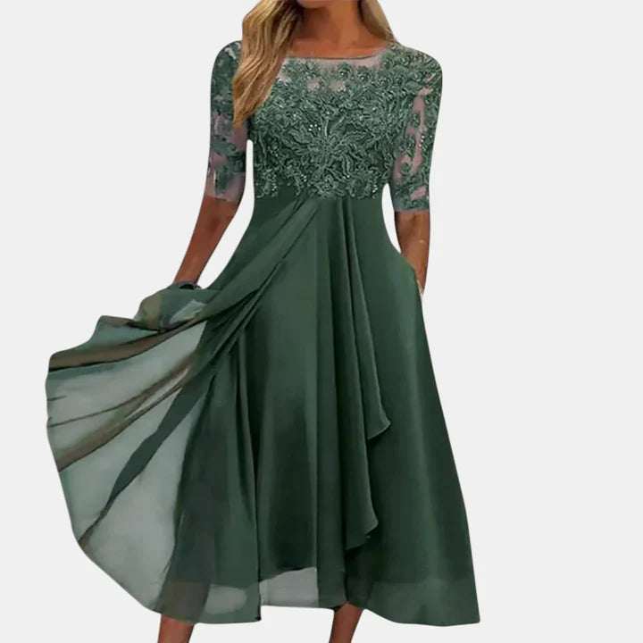 Etta | Women's Wedding Guest Midi Dress