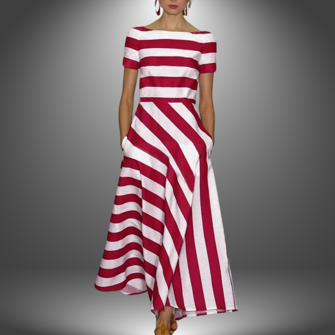 Ardith | Women's Summer Striped Maxi Dress