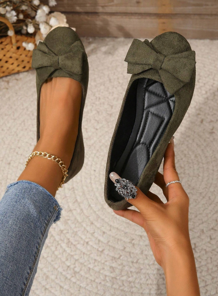 Araminta | Women's Bow Detail Comfort Walking Shoes