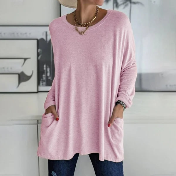 Amelia | Women's Relaxed Long Sleeve Top