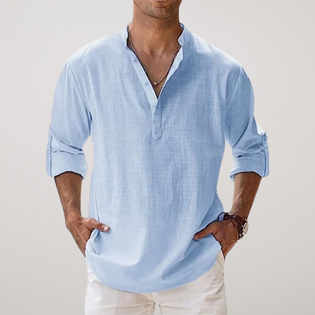 Ryker | Men's Linen Long Sleeve Shirt
