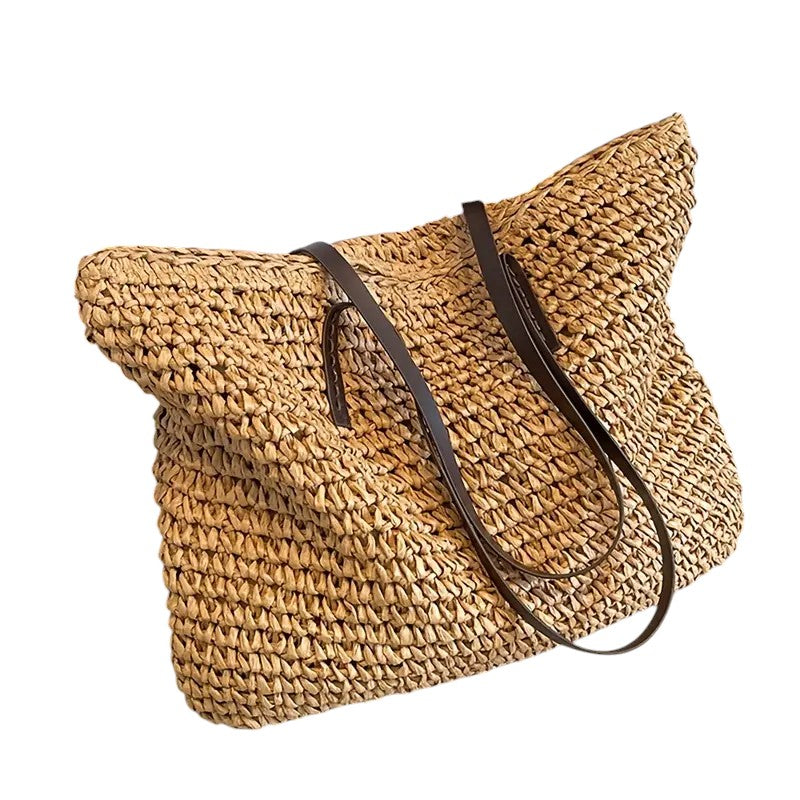 Georgette | Women's Woven Beach Tote Bag