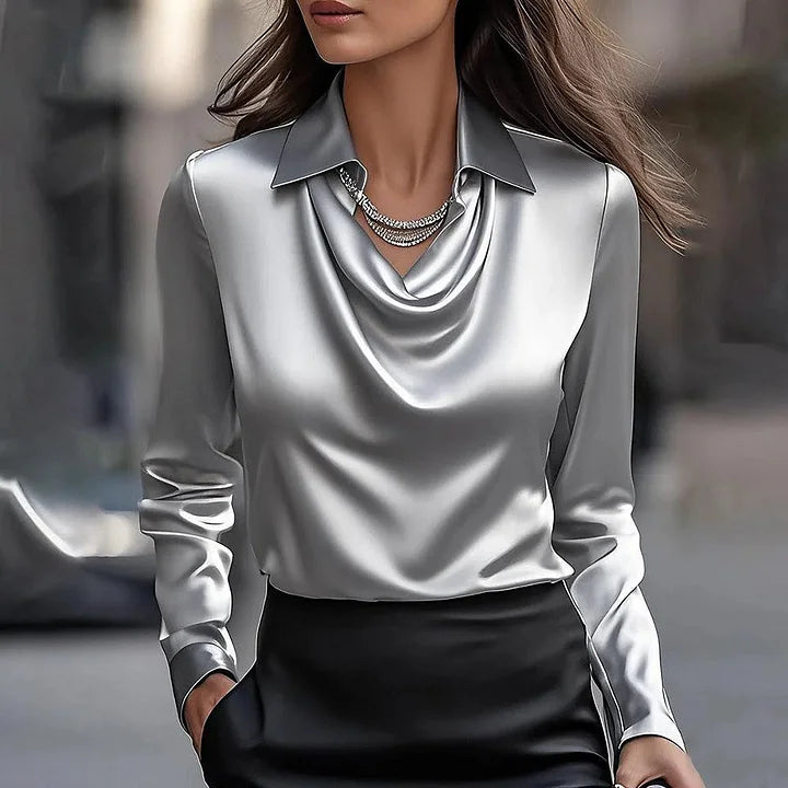 Daffodil | Women's Elegant V-Neck Blouse