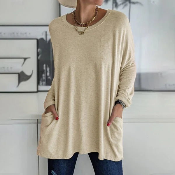 Amelia | Women's Relaxed Long Sleeve Top