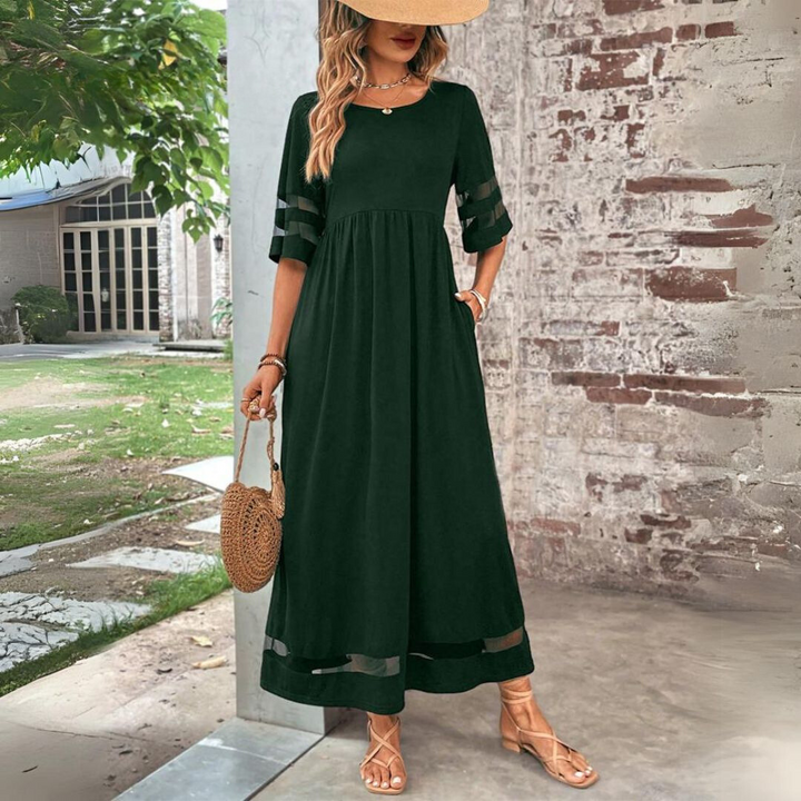 Larelle | Women's Flowy Sleeve Beach Maxi Dress
