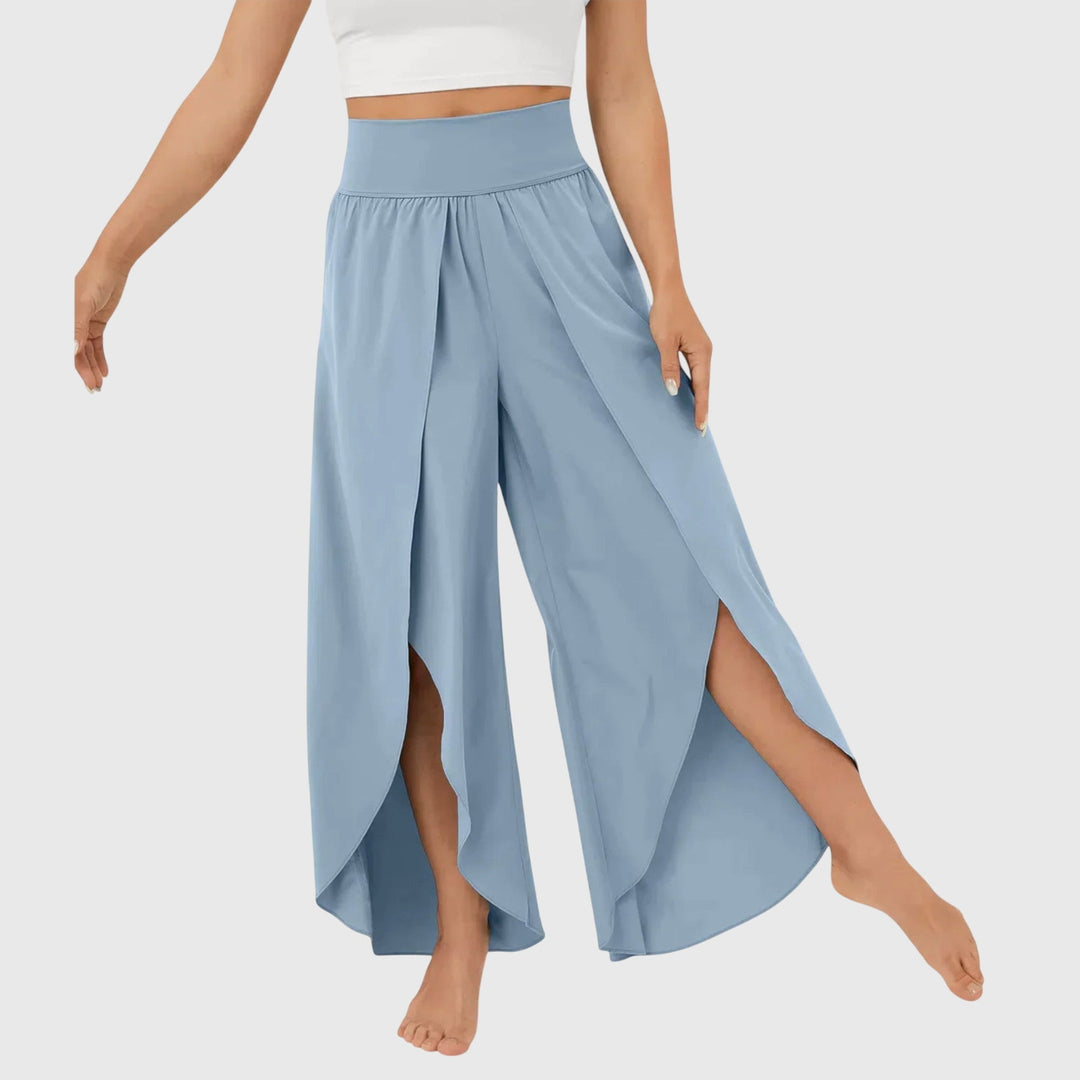 Kaia | Women's Wide Leg Split Hem Pants