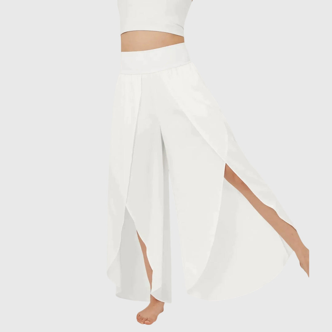 Kaia | Women's Wide Leg Split Hem Pants