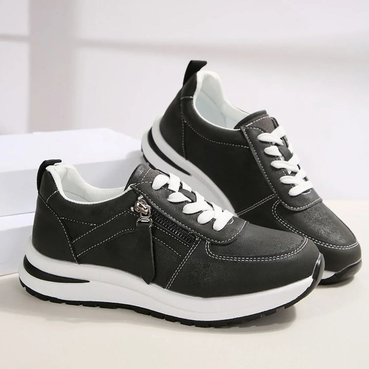 Arnette | Women's Lace-Up Side Zip Platform Sneakers