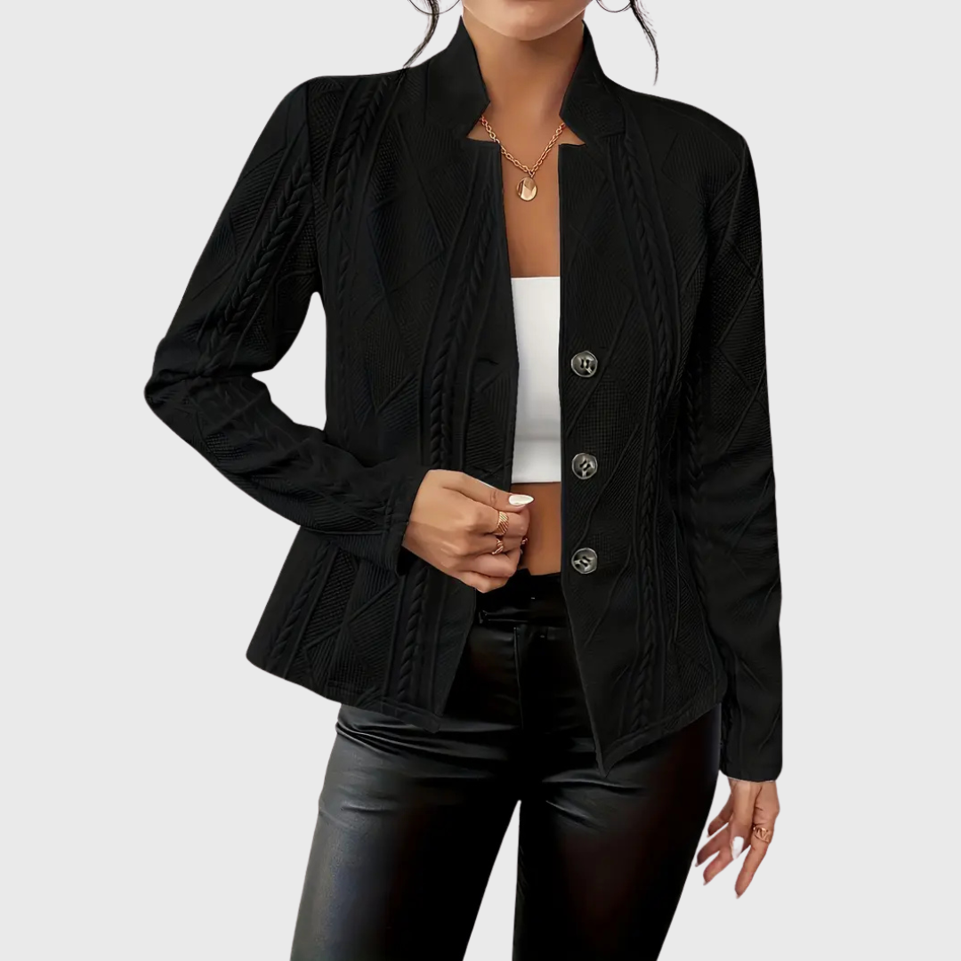 Annora | Women's Chic Button-Front Blazer