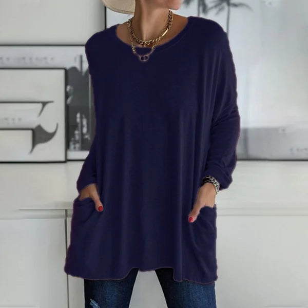 Amelia | Women's Relaxed Long Sleeve Top