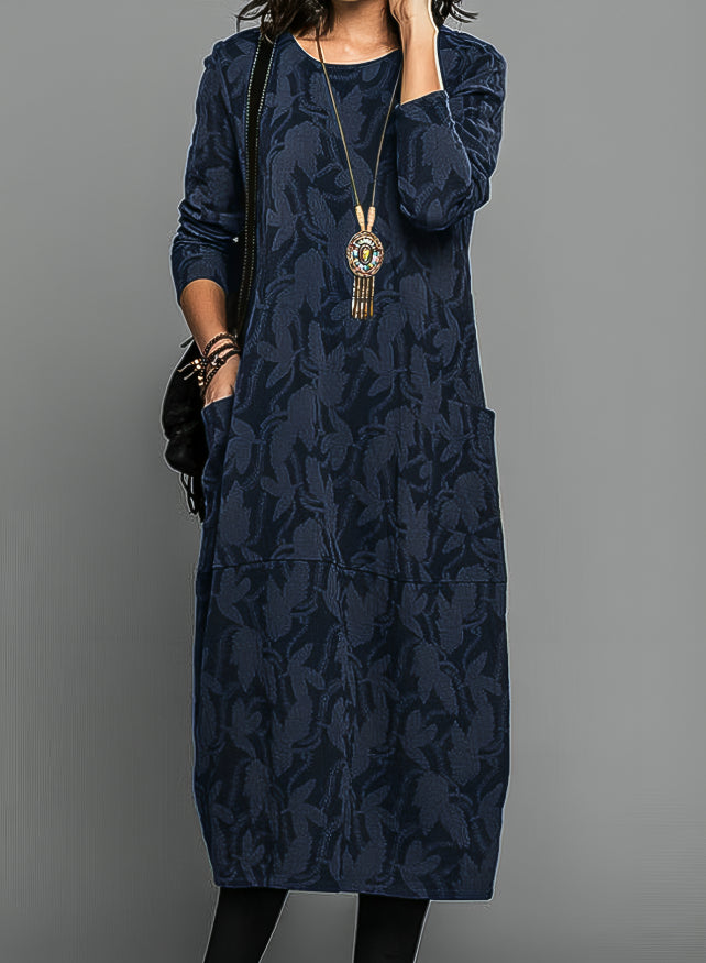 Agatha | Women's Elegant Jacquard Maxi Dress