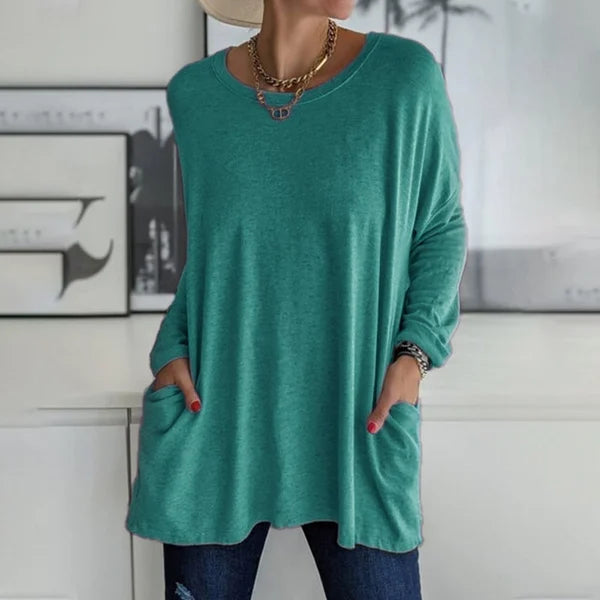 Amelia | Women's Relaxed Long Sleeve Top