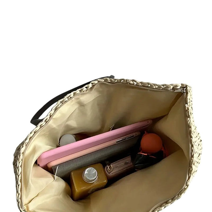 Georgette | Women's Woven Beach Tote Bag