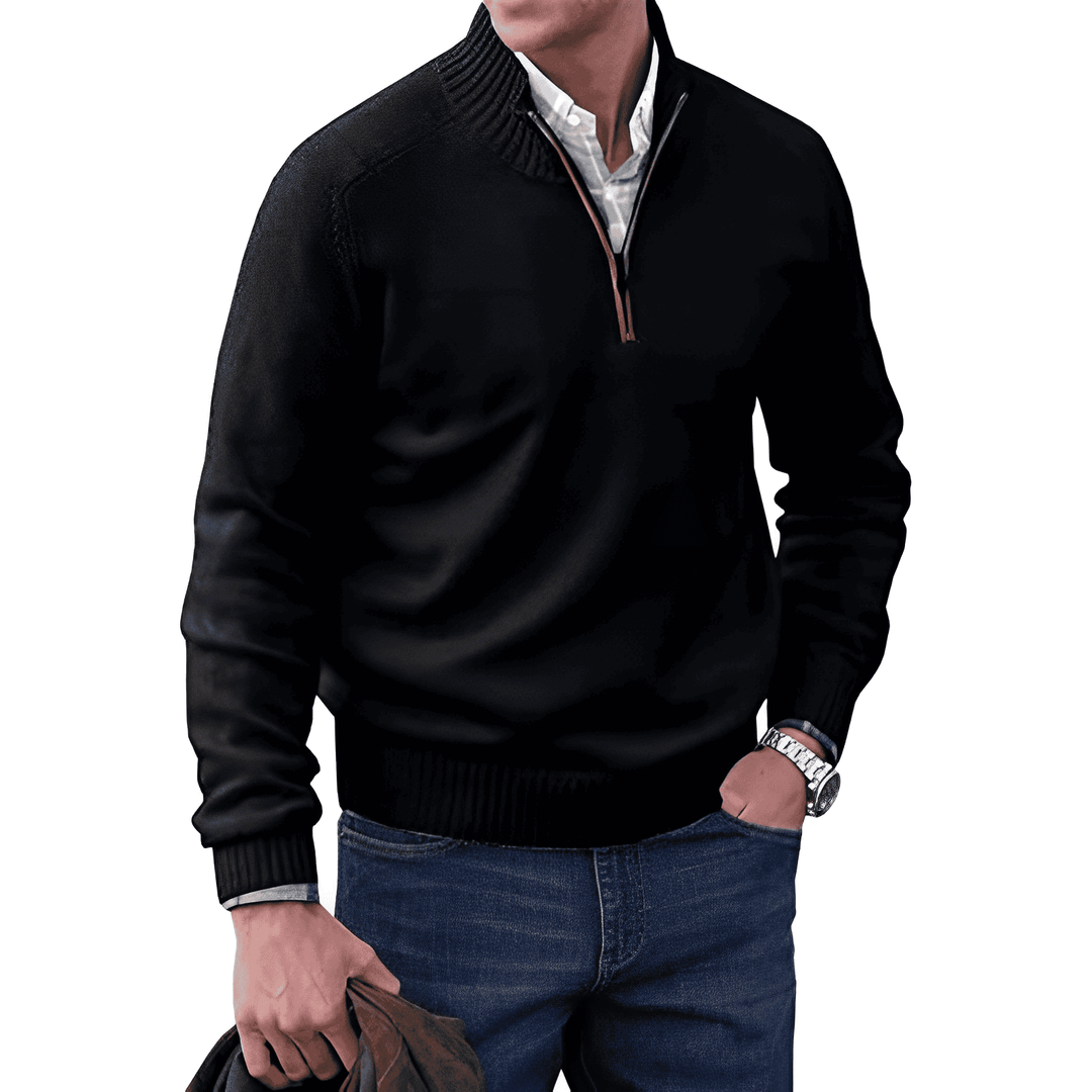 Kairox | Men's Half Zip Knit Sweater