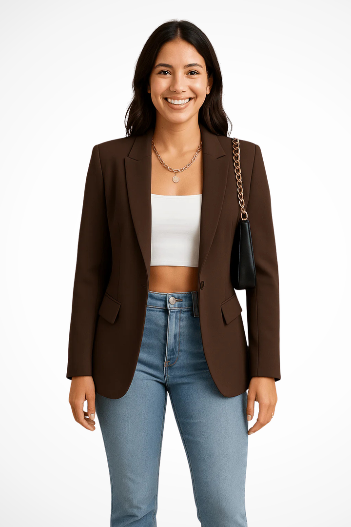 Ainsley | Women's Chic Single-Button Blazer