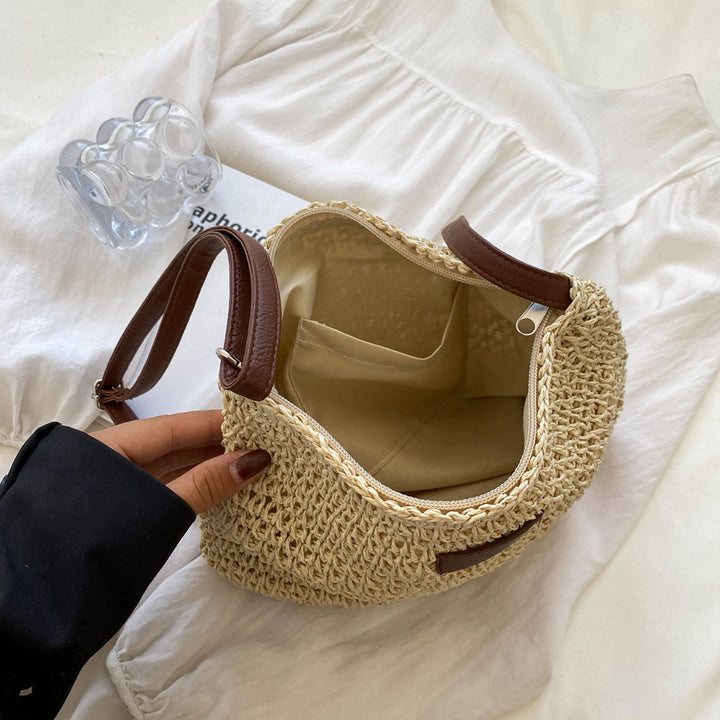 Flora | Women's Woven Summer Shoulder Bag