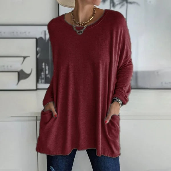 Amelia | Women's Relaxed Long Sleeve Top