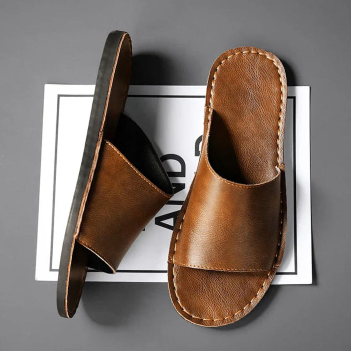 Caldwell | Men's Wide Strap Slide Sandals