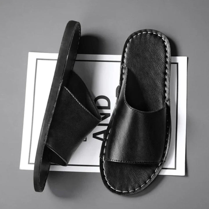 Caldwell | Men's Wide Strap Slide Sandals