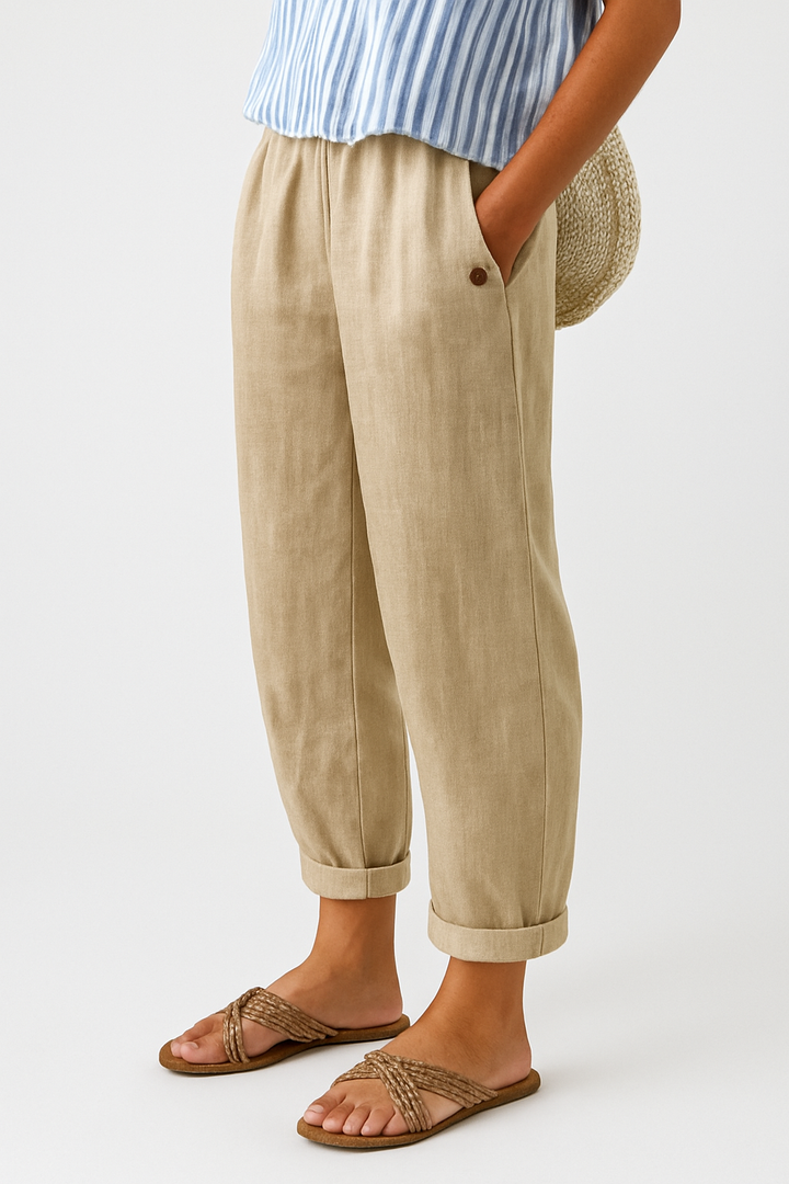 Emerald | Women's Relaxed Cuffed Trousers