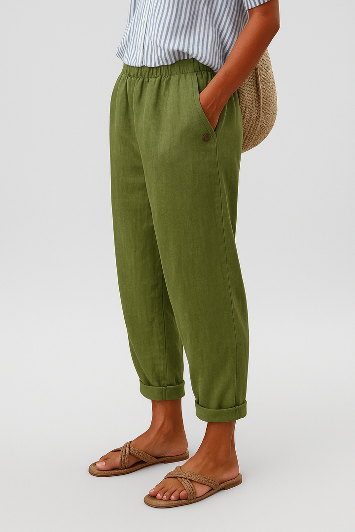 Emerald | Women's Relaxed Cuffed Trousers
