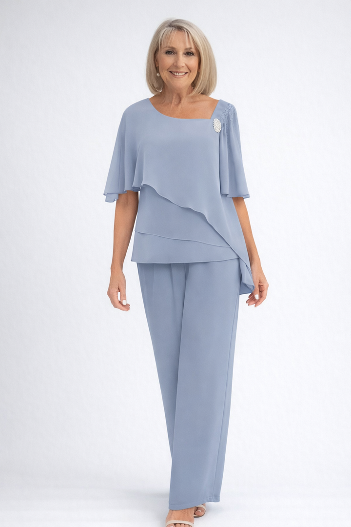 Briseis | Women's Elegant Layered Two Piece Set