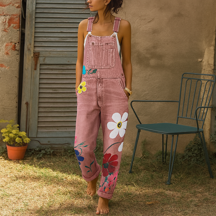 Eldora | Women's Floral Dungaree