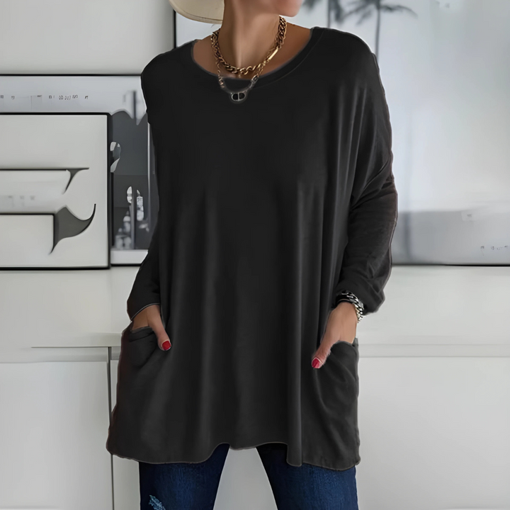 Amelia | Women's Relaxed Long Sleeve Top