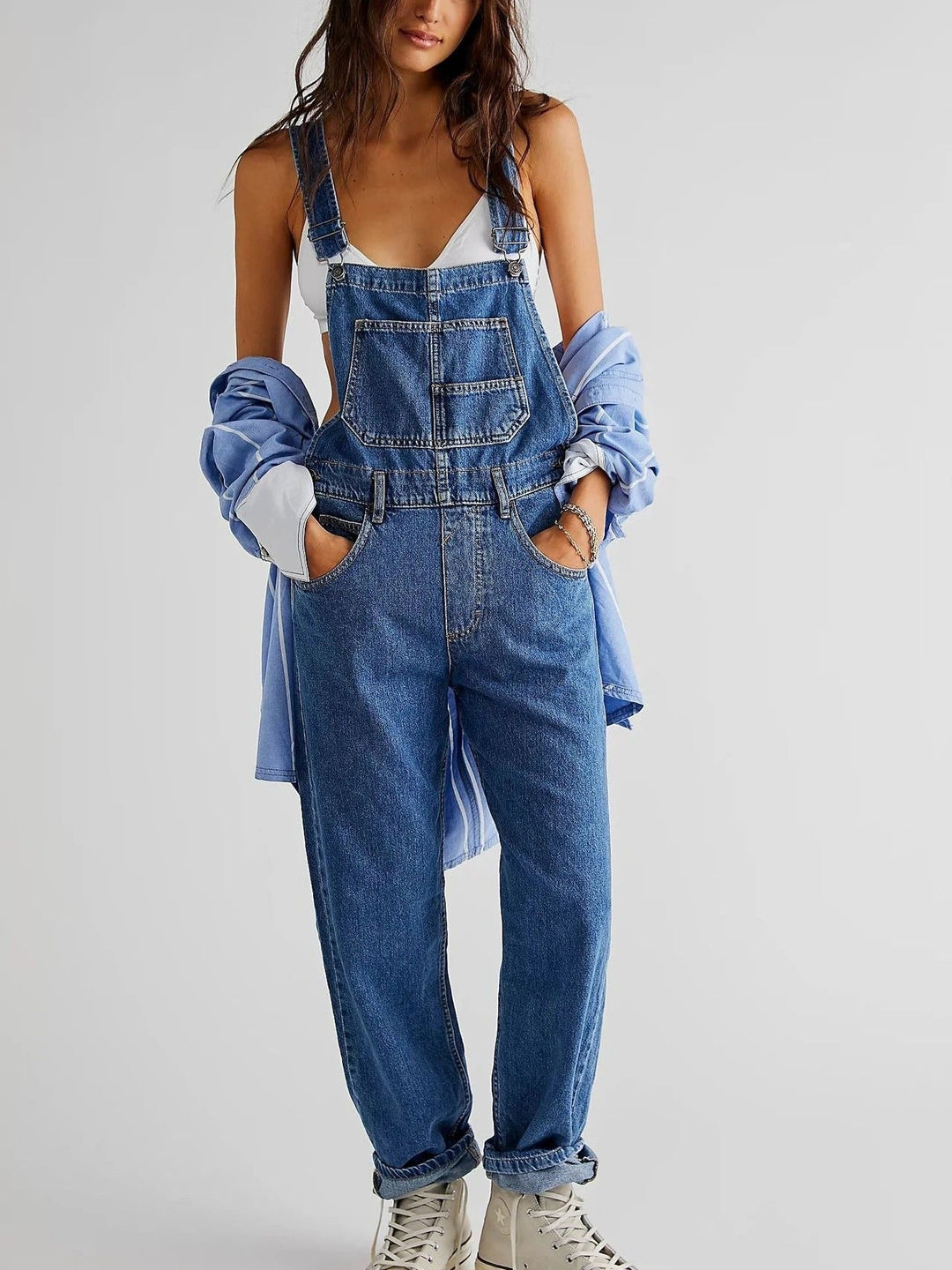 Elga | Women's Classic Adjustable Strap Dungaree