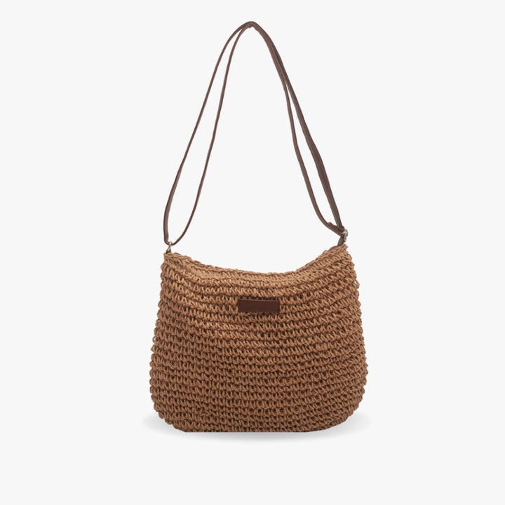 Flora | Women's Woven Summer Shoulder Bag